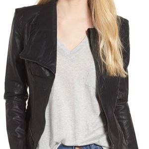 Black Faux Leather Jacket